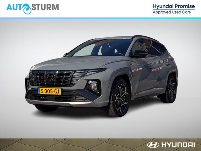 Hyundai TUCSON 1.6 T-GDI PHEV N Line 4WD | Trekhaak Afneembaar | Leder/Alcantara | 19'' Velgen | Navigatie | Camera | Stoelverwarming | Apple Carplay/Android Auto | Dodehoek | Rijklaarprijs!