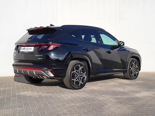 Hyundai TUCSON 1.6 T-GDI PHEV N Line Sky 265 pk 4WD Automaat / Dealer onderhouden / Panorama schuifdak / Navigatie / Camera 360° / Stuur-, stoel- en achterbankverwarming / Stoelventilatie / 19"LM wielen /