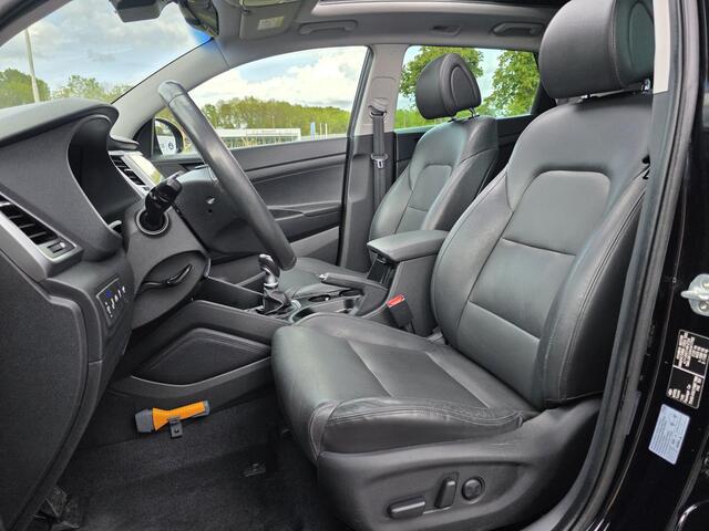 Hyundai TUCSON 1.6 T-GDi 177PK Premium | Schuifdak | Afneembare trekhaak | Stoelverwarming/ventilatie | Lederen bekleding | Elektrisch verstelbare stoelen |