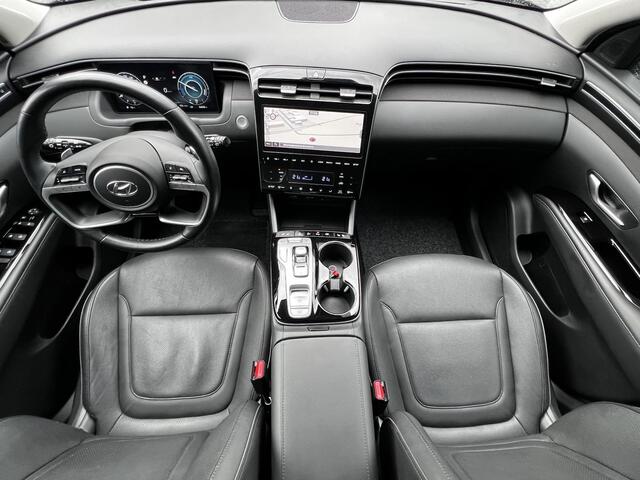Hyundai TUCSON 1.6 T-GDI PHEV Plug in Premium 4WD / Dealer onderhouden / Leder / Afn. trekhaak 1.350 kg / Elektrische stoelen en klep / Navigatie / Stoelventilatie / Stuur-, stoel- en achterbankverwarming / 19" LM wielen /
