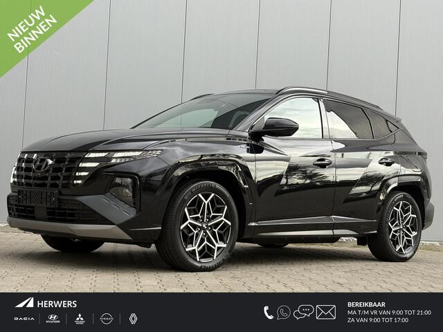 Hyundai TUCSON 1.6 T-GDI PHEV N Line Sky 4WD / Elektrisch glazen panorama-dak/ Airco/ Trekhaak Aanhangwagen geremd 1350 kg/ Cruise Control/ Apple carplay/Android Auto/
