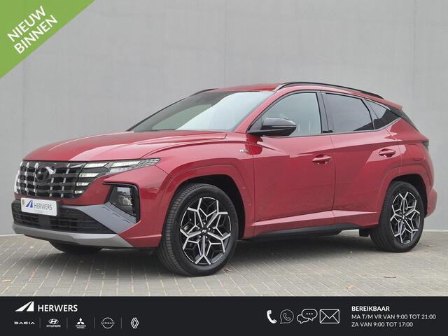 Hyundai TUCSON 1.6 T-GDI PHEV Plug-in N Line 4WD Automaat / Apple Carplay Android Auto / Trekgewicht 1350 kg / Elektrische achterklep / Stuur-, en Stoelverwarming / Adaptief CC /