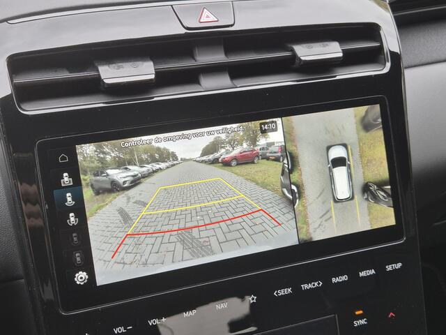 Hyundai TUCSON 1.6 T-GDI PHEV Plug-in N Line 4WD Automaat / Apple Carplay Android Auto / Stuur-, Stoel en Achterbankverwarming / Rondomzicht camera / Adaptief CC / Stoelventilatie / Elektrische achterklep / Trekgewicht 1.350kg /