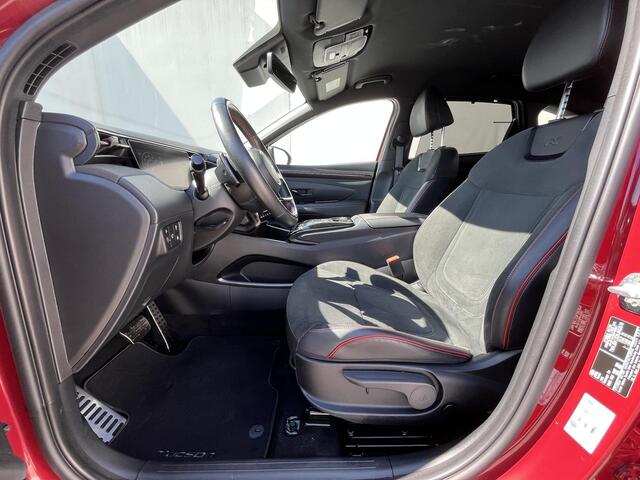 Hyundai TUCSON 1.6 T-GDI PHEV N Line Ed. 4WD Automaat / Dealer Onderhouden / Achteruitrij Camera / Stuur- en Stoelverwarming / Apple Carplay & Android Auto / Keyless Entry & Start / Navigatie full map / Adaptieve cruise control / Elektrische achterklep / Ski-luik / Kre