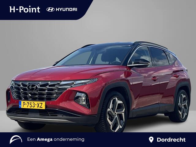 Hyundai TUCSON 1.6 T-GDI 265Pk PHEV Premium 4WD | Trekhaak | Lederen bekleding | Contrasterende dakkleur | Allseason banden | 360o graden camera |