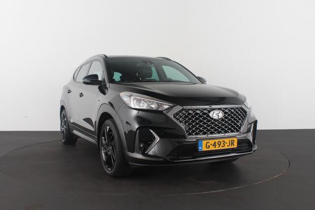 Hyundai TUCSON 1.6 T-GDI N-Line 177pk/Trekhaak/360°/Phantom Black/19inch/Automaat/All season banden...
