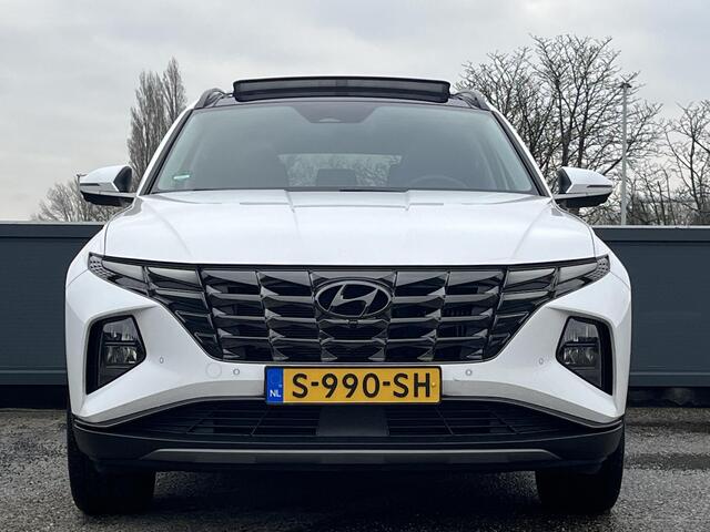 Hyundai TUCSON Premium Sky 1.6 T-GDI HEV 230pk | SCHUIFKANTELDAK | LEDEREN BEKLEDING | STOELVENTILATIE & VERWARMING | BLIND SPOT CAMERA | NED. AUTO |