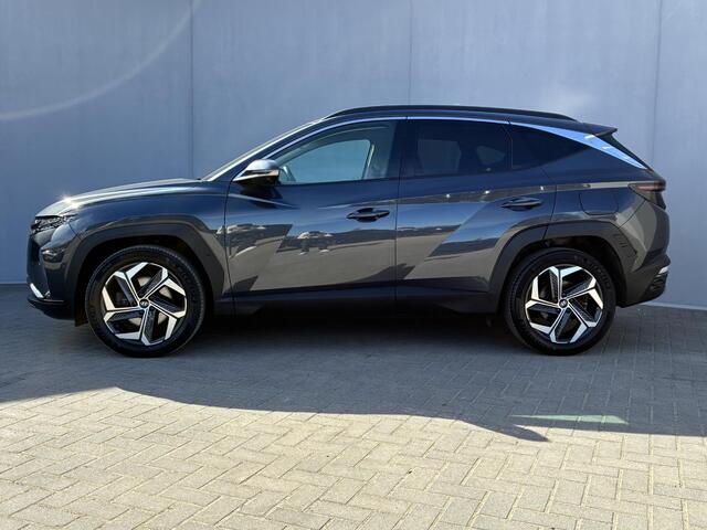 Hyundai TUCSON 1.6 T-GDI HEV 230 Premium Automaat / Dealer onderhouden / Afneembare Trekhaak (1.650KG) / Leder / Elektrische stoelen/klep / Stoelventilatie / Stuur-, stoel- & achterbankverwarming / Apple CarplayAndroid Auto / 19" LM wielen /