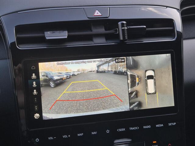 Hyundai TUCSON 1.6 T-GDI PHEV N Line 4WD Automaat / Accu SOH 100% / Dealer onderhouden / Fabrieksgarantie tot 01-2027 / Trekhaak afneembaar / EAER bereik 62 km bereik stad 74 km / Trekgewicht 1350 kg / Elektrische achterklep / Stuur- Stoel & Achterbankverwarming / Rondo