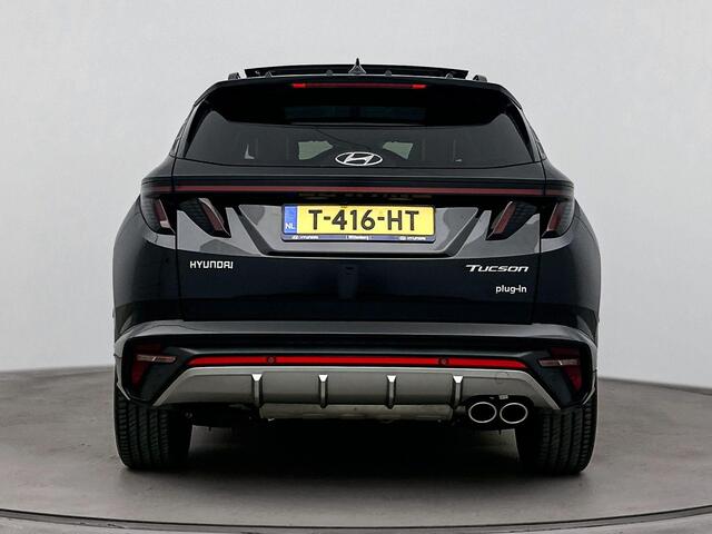 Hyundai TUCSON 1.6 T-GDI PHEV N Line Sky 4WD | Schuif/kantel dak | Achteruitrij camera | Elektrische stoelen | Dodehoek detectie | Navigatie | Stoelverwarming & verkoeling |