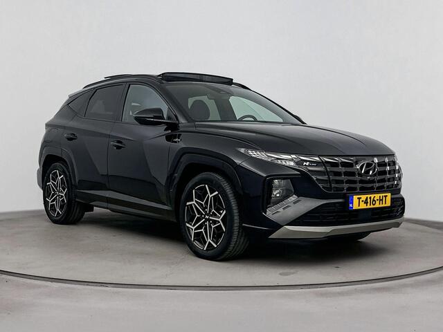 Hyundai TUCSON 1.6 T-GDI PHEV N Line Sky 4WD | Schuif/kantel dak | Achteruitrij camera | Elektrische stoelen | Dodehoek detectie | Navigatie | Stoelverwarming & verkoeling |
