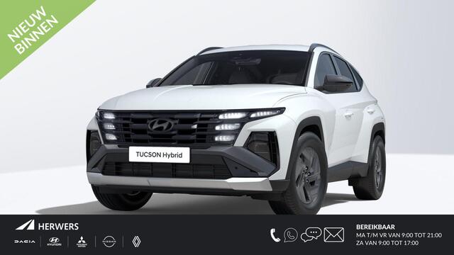 Hyundai TUCSON 1.6 T-GDI HEV Pure Edition / ¤2000,- Voordeel / Direct Leverbaar / Stoel+Stuur Verwarming / Achteruitrij Camera / Navigatie / Keyless /