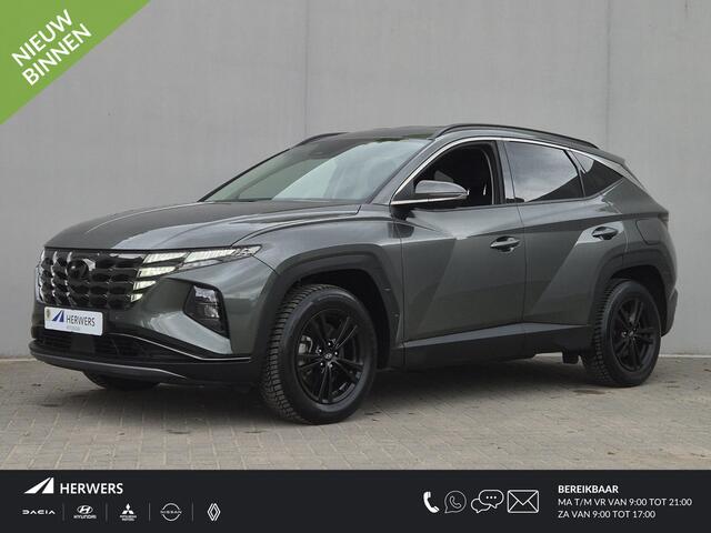 Hyundai TUCSON 1.6 T-GDI HEV Comfort Smart / Fabrieksgarantie tot 03-2027 / Dealer onderhouden / Trekhaak afneembaar / Navigatie/ Apple Carplay Android / Stuur- & Stoel verwarming / Elektrische achterklep / Achteruitrijcamera /