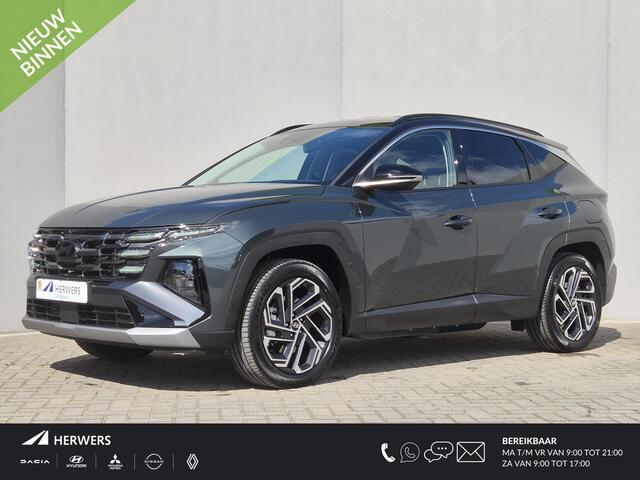 Hyundai TUCSON 1.6 T-GDI PHEV Comfort Smart 4WD / Facelift Model / Fabrieksgarantie tot 09-2029 / Apple Carplay Android Auto / Stuur- & Stoelverwarming / Head Up Display / Trekgewicht 1210 kg / Elektrische achterklep / Achteruitrijcamera / Keyless Entry/Start / Adaptief