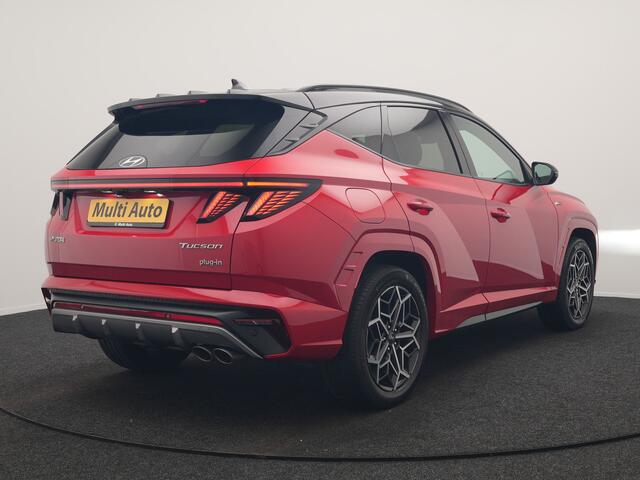 Hyundai TUCSON 1.6 T-GDI N Line 4WD PHEV 265pk Dealer O.H. | Adaptive Cruise | Camera | Alcantara Sportstoelen & Stuur Verwarmd | Krell Audio | Apple Carplay | Keyless | Blis | 19"L.M | Navigatie | DAB | Plug In Hybrid |