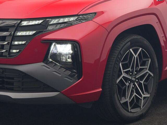 Hyundai TUCSON 1.6 T-GDI N Line 4WD PHEV 265pk Dealer O.H. | Adaptive Cruise | Camera | Alcantara Sportstoelen & Stuur Verwarmd | Krell Audio | Apple Carplay | Keyless | Blis | 19"L.M | Navigatie | DAB | Plug In Hybrid |