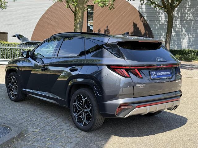Hyundai TUCSON 1.6 T-GDI HEV N Line VAN: 36.900,- VOOR: 34.877,- UW WKVOORDEEL: 2.023,-| PANO |DEALER ONDERHOUDEN| HYUNDAI GARANTIE T/M 02-2028| STOELVENTILATIE + VERWARMING| CAMERA | FULL OPTIONS| ACHTERBANK VERWARMD