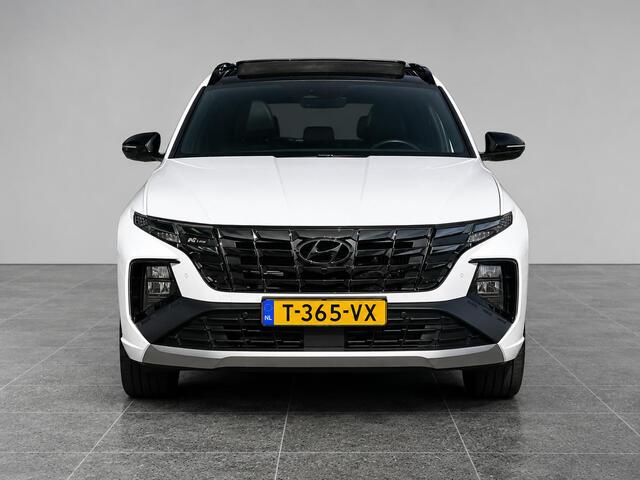 Hyundai TUCSON N Line Sky 1.6 T-GDI HEV 230pk | SCHUIF/KANTELDAK | 360° CAMERA | STOELVERW. V + A | STOELVERKOELING | ADAPTIVE CRUISE | ALCANTARA |