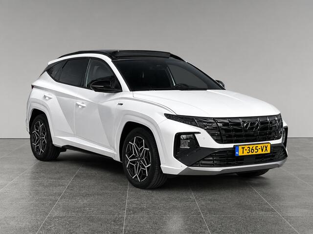 Hyundai TUCSON N Line Sky 1.6 T-GDI HEV 230pk | SCHUIF/KANTELDAK | 360° CAMERA | STOELVERW. V + A | STOELVERKOELING | ADAPTIVE CRUISE | ALCANTARA |