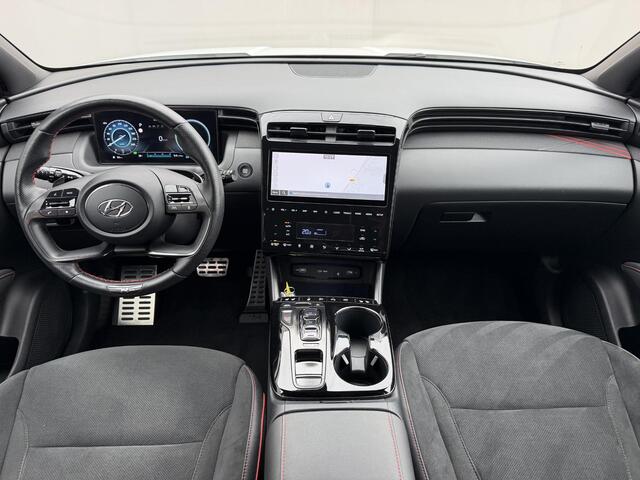 Hyundai TUCSON 1.6 T-GDI PHEV N Line 4WD / Fabrieksgarantie tot 2-2027 / Dealer Onderhouden / Elektr. Stoelen + Memory / Stoel Verwarming + Verkoeling / 360 Camera / Dodehoek Detectie / Apple Carplay & Android Auto /