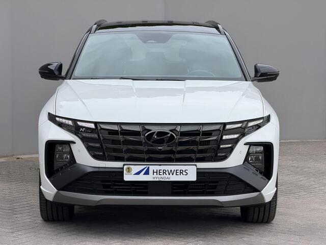 Hyundai TUCSON 1.6 T-GDI PHEV N Line 4WD / Fabrieksgarantie tot 2-2027 / Dealer Onderhouden / Elektr. Stoelen + Memory / Stoel Verwarming + Verkoeling / 360 Camera / Dodehoek Detectie / Apple Carplay & Android Auto /