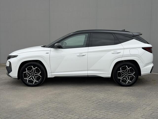 Hyundai TUCSON 1.6 T-GDI PHEV N Line 4WD / Fabrieksgarantie tot 2-2027 / Dealer Onderhouden / Elektr. Stoelen + Memory / Stoel Verwarming + Verkoeling / 360 Camera / Dodehoek Detectie / Apple Carplay & Android Auto /
