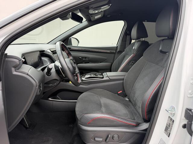 Hyundai TUCSON 1.6 T-GDI PHEV N Line 4WD / Fabrieksgarantie tot 2-2027 / Dealer Onderhouden / Elektr. Stoelen + Memory / Stoel Verwarming + Verkoeling / 360 Camera / Dodehoek Detectie / Apple Carplay & Android Auto /