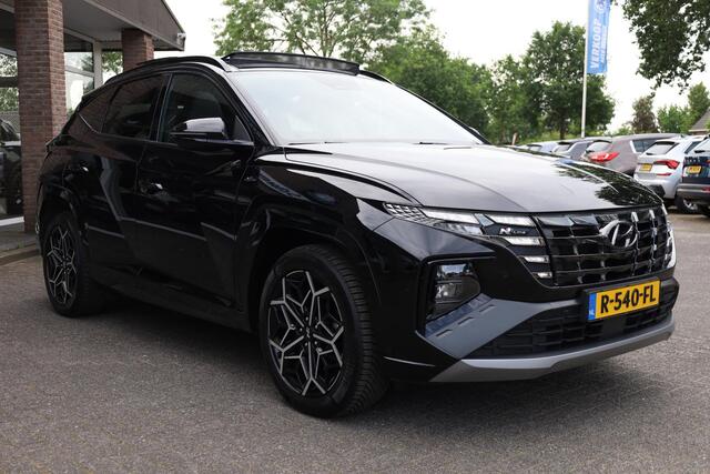 Hyundai TUCSON 1.6 T-GDI PHEV Premium Sky 4WD N-LINE TREKHAAK-AFN. PANO/SCHUIFDAK STUUR/STOELVERW. CARPLAY KRELL-AUDIO CAMERA 2XPDC 19''LMV DEALERONDH. ENZ.