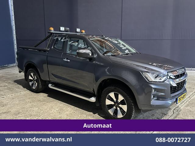 Isuzu D-MAX 1.9 Extended 164pk Automaat 3500kg Trekhaak Euro6 Airco | Camera | Sidebars | Leer | Apple Carplay Lichtmetalen Velgen, Adaptive Cruisecontrol, Android Auto, Parkeersensoren, stoelverwarming