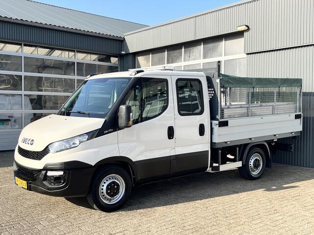 Iveco DAILY 35S11D 2.3 345 7 persoons 3500kg trekgewicht Airco Euro 5 Pick-up Open laadbak Bakwagen 1e eiegenaar P-up