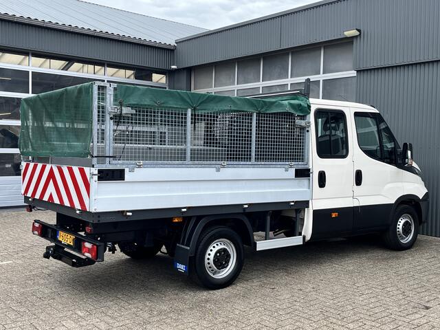 Iveco DAILY 35S12D 2.3 345 6-Persoons 3500kg trekgewicht Airco Euro 6 Pick-up Open laadbak Bakwagen 1e eigenaar P-up