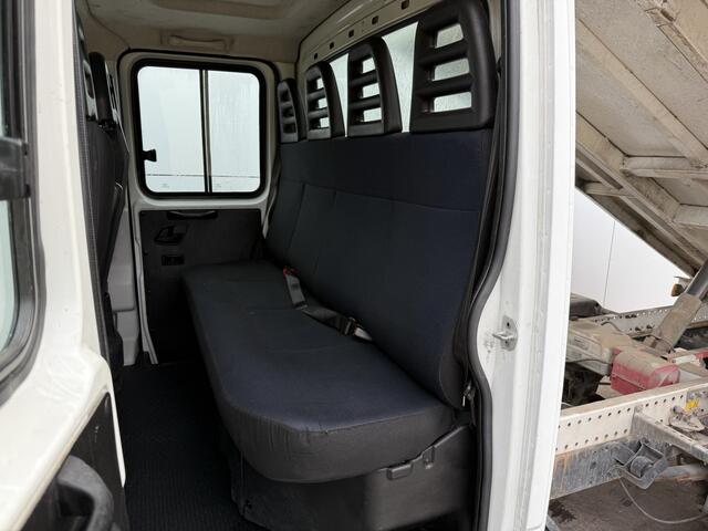 Iveco DAILY 35C14 2.3 Dubbele Cabine Dubbellucht 7 Stoelen Airco Cruise Control Trekhaak 3.5t Tipper Benne Kipper