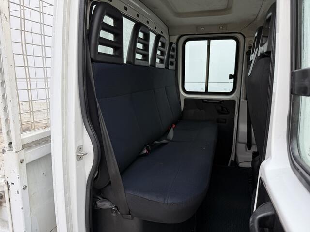 Iveco DAILY 35C14 2.3 Dubbele Cabine Dubbellucht 7 Stoelen Airco Cruise Control Trekhaak 3.5t Tipper Benne Kipper