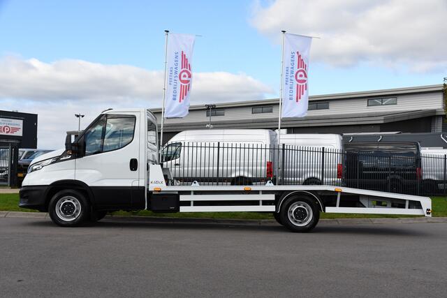 Iveco DAILY 35S18 | Oprijwagen | Geveerde stoel | 3,5t trekgw. | Adaptive CC | LED NAV ECC Adaptive CC | Faustmann opbouw | 1100 KG Laadvermogen