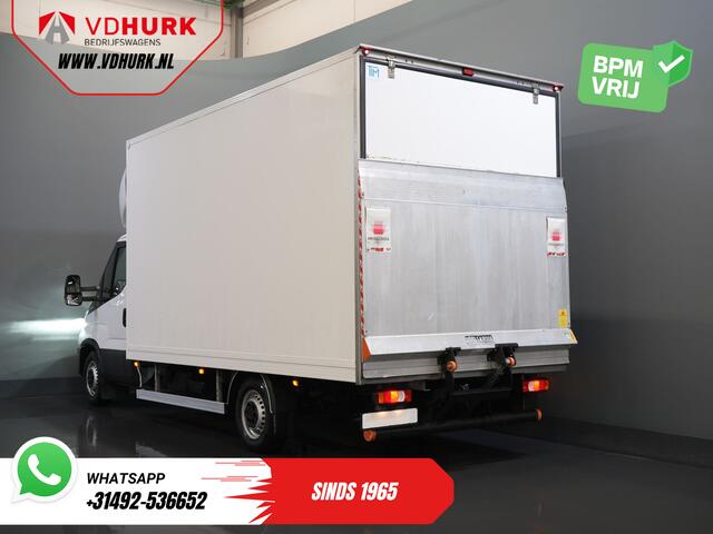 Iveco DAILY 35S18HV 3.0 Aut. ZF BPM VRIJ! Bakwagen Laadklep/ LED/ Spoiler/ 3.5T Trekverm./ Gev.stoel/ Adapt.Cruise/ Navi/ Carplay/ Climate/ 440x210x230