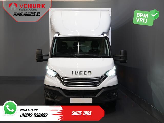 Iveco DAILY 35S18HV 3.0 Aut. ZF BPM VRIJ! Bakwagen Laadklep/ LED/ Spoiler/ 3.5T Trekverm./ Gev.stoel/ Adapt.Cruise/ Navi/ Carplay/ Climate/ 440x210x230