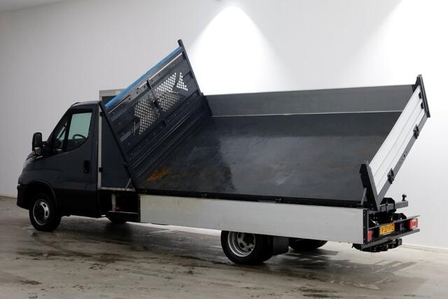 Iveco DAILY 35C18 3.0 180pk HiMatic Automaat 3-Zijdige Kipper Trekhaak 3500kg 05-2023