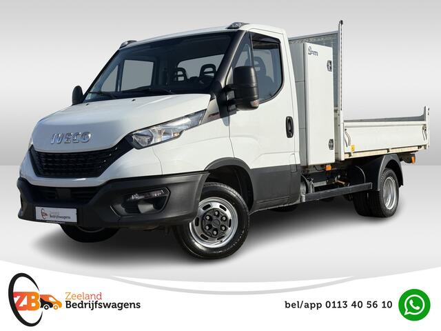 Iveco DAILY 35C16 2.3 300 Kipper | Dubbellucht | Trekhaak | Leder | Opbergkist | Airco | Cruisec.
