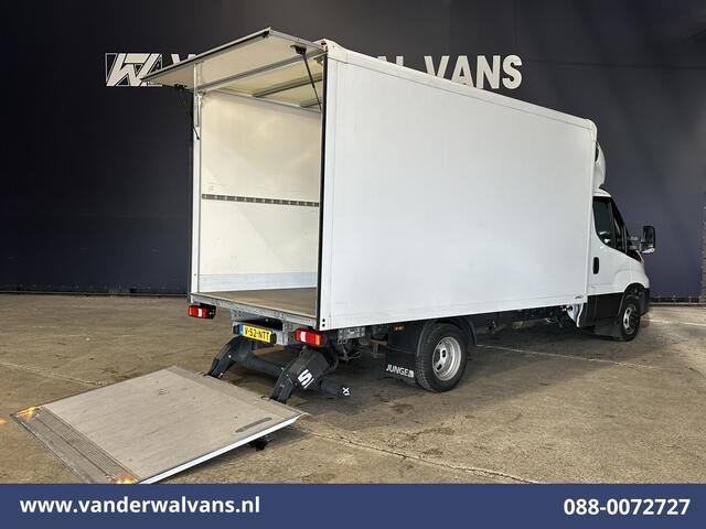Iveco DAILY 35C16H 157pk Bakwagen Dubbel Lucht Laadklep Euro6 Airco | Camera | 1010kg laadvermogen Bijrijdersbank