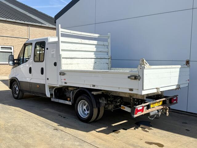 Iveco DAILY 35C14 2.3 Kipper Dubbele Cabine Dubbellucht 6 Stoelen Airco Cruise Control 3,5t Trekhaak Lucht geveerde stoel