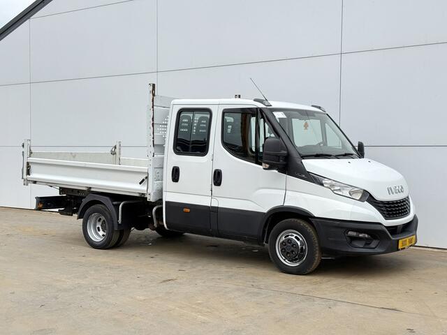 Iveco DAILY 35C14 2.3 Kipper Dubbele Cabine Dubbellucht 3,5t Trekhaak 6 Stoelen Airco Cruise Control Benne Tipper