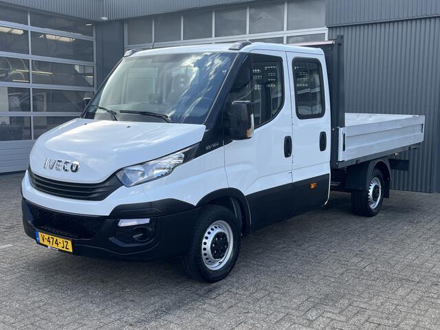 Iveco DAILY 35S12D 2.3 345 Openlaadbak Airco Trekhaak 3500kg trekgewicht 7-Persoons Open laadbak Pick-up Bakwagen P-up Euro 6 Bpm vrij voor particulier gebruik!!