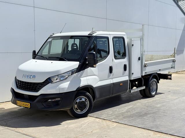 Iveco DAILY 35C14 2.3 Kipper Dubbele Cabine Dubbellucht 3,5t Trekhaak 6 Stoelen Airco Cruise Control Benne Tipper
