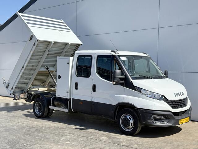 Iveco DAILY 35C14 2.3 Kipper Dubbele Cabine Dubbellucht 3,5t Trekhaak 6 Stoelen Airco Cruise Control Benne Tipper