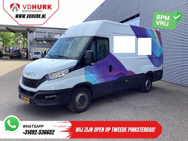 Iveco DAILY 35S14V 2.3 L2H2 EXPORT Gev.stoel/ 3.5T trekverm./ 270gr deuren/ Carplay/ Camera/ Climate/ Cruise/ Trekhaak