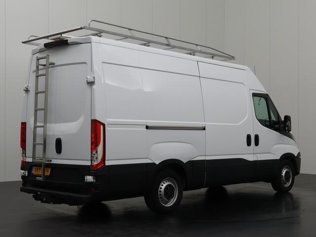 Iveco DAILY 35S16 L2H2 | Euro 6 | Imperiaal | Trekhaak 3500Kg | Airco | 3-zits | Betimmering