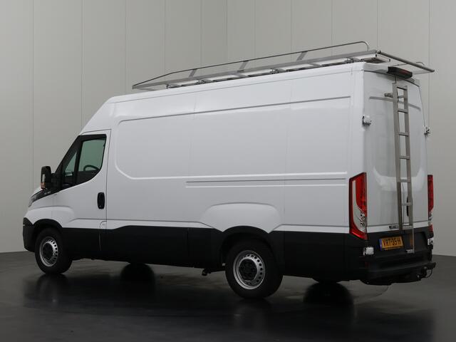 Iveco DAILY 35S16 L2H2 | Euro 6 | Imperiaal | Trekhaak 3500Kg | Airco | 3-zits | Betimmering