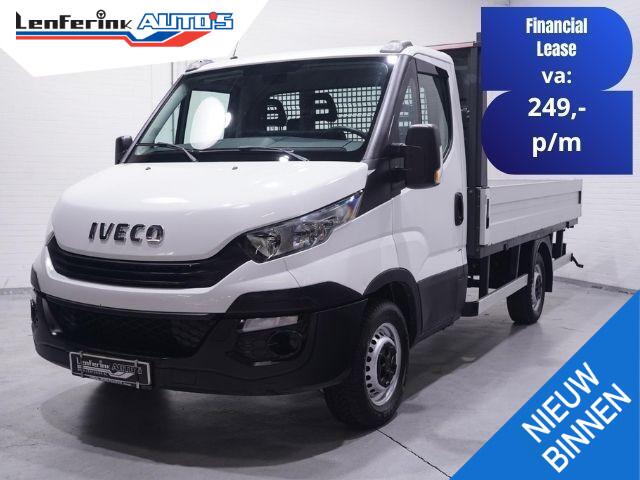 Iveco DAILY 35S12 120 pk Pick Up / Open Laadbak LxBxH 350x207x 40 cm, Trekhaak 3.500 kg, 3-Zits
