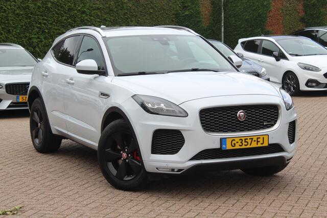 Jaguar E-Pace 2.0 P250 AWD SE / Panoramadak / Camera / Head-up / Leder / 19'' / Meridian / Memory seats / Navigatie / Dodehoek / Stoelverwarming / ACC