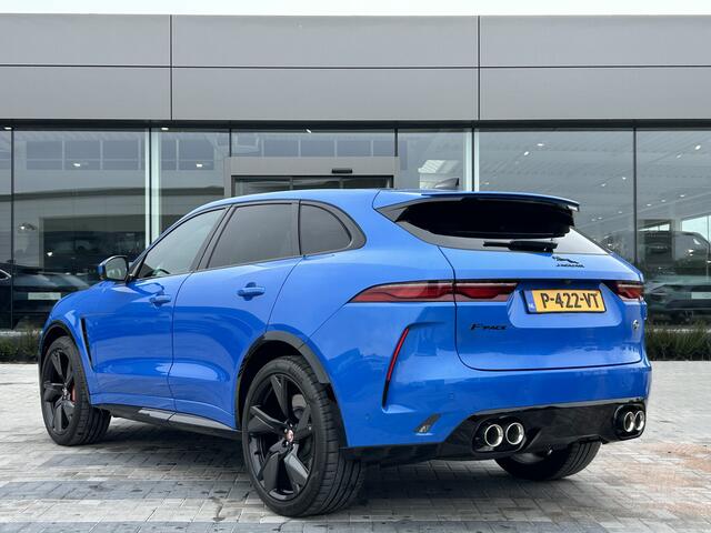 Jaguar F-PACE 5.0 P550 550pk AWD V8 SVR | Origineel NL | Nieuw door ons geleverd | Ultra Blue Metallic |